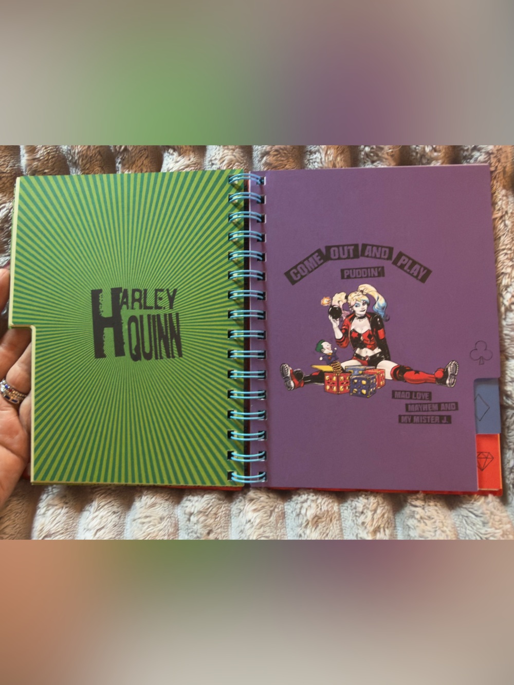Harley Quinn 'Puddin' Spiral Notebook - Picture 6 of 14